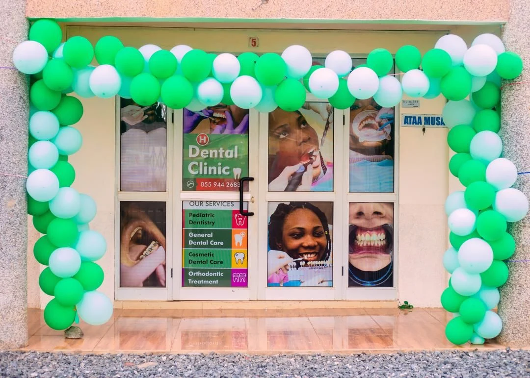 The front of the Doron Medical Center dental clinic on its opening day.